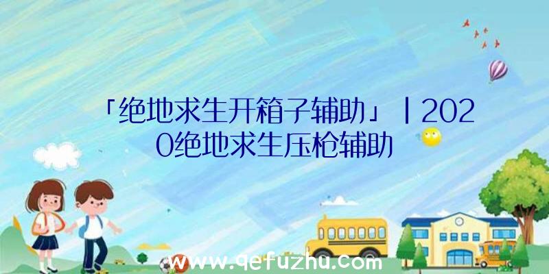 「绝地求生开箱子辅助」|2020绝地求生压枪辅助